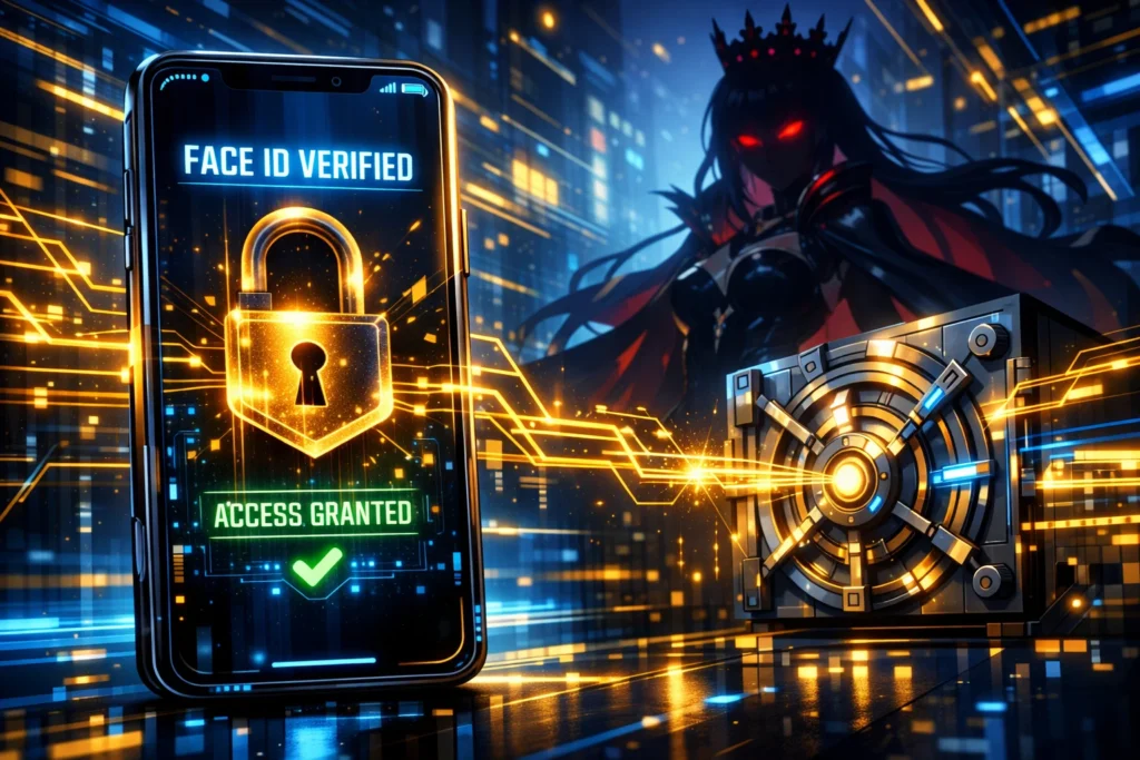 インターカジノ モバイルセキュリティ FaceID